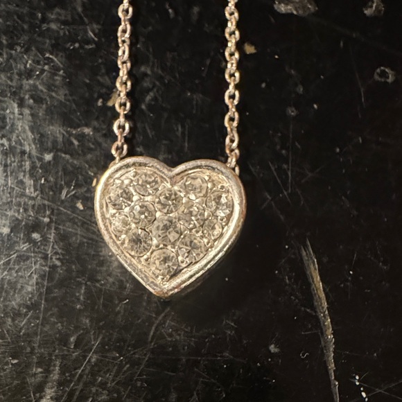 Silver Heart Pendant Necklace - Picture 2 of 2